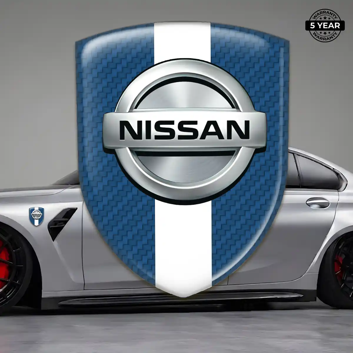 Nissan Epoxy Domed Sticker Interior Elegance