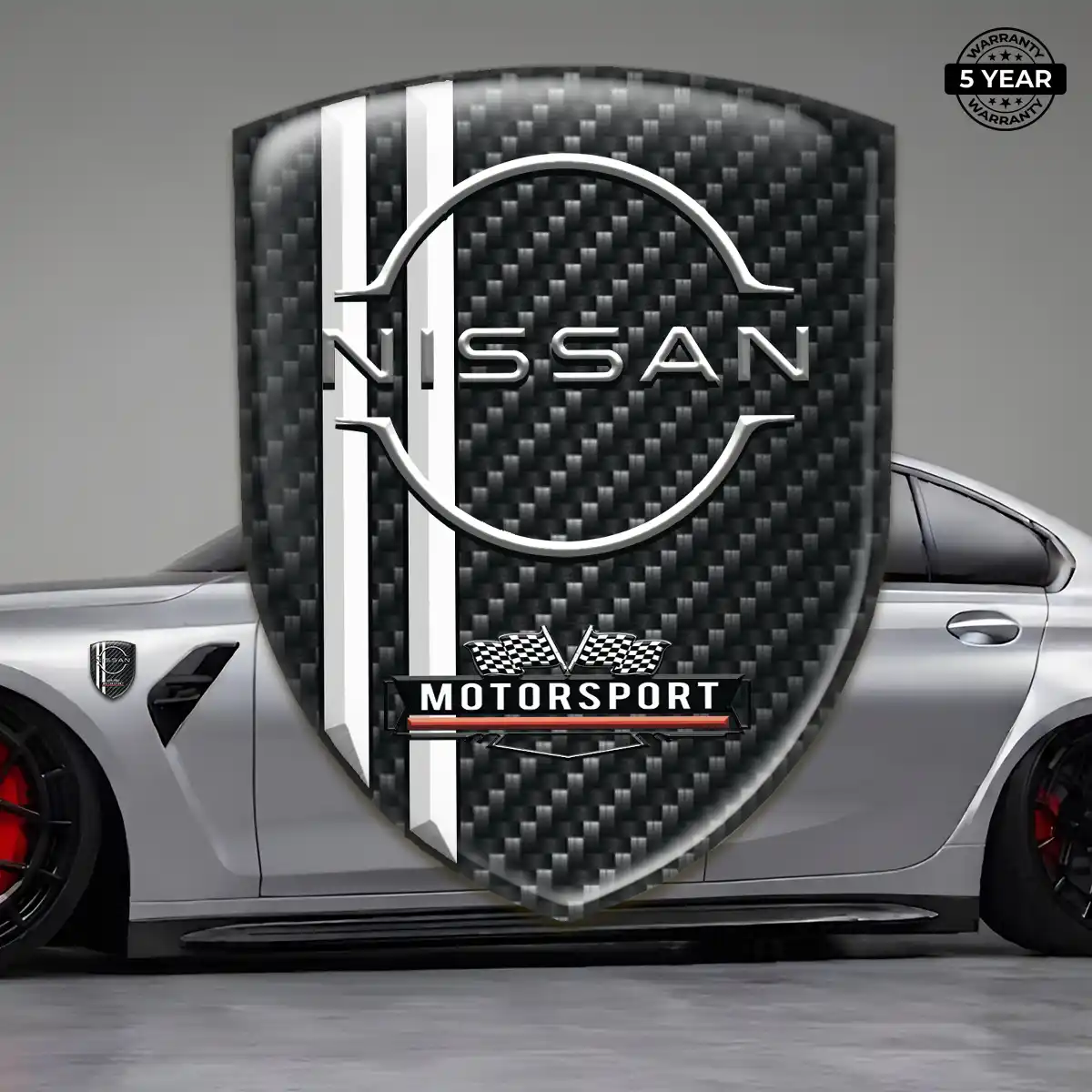 Nissan Epoxy Domed Sticker Outer Style