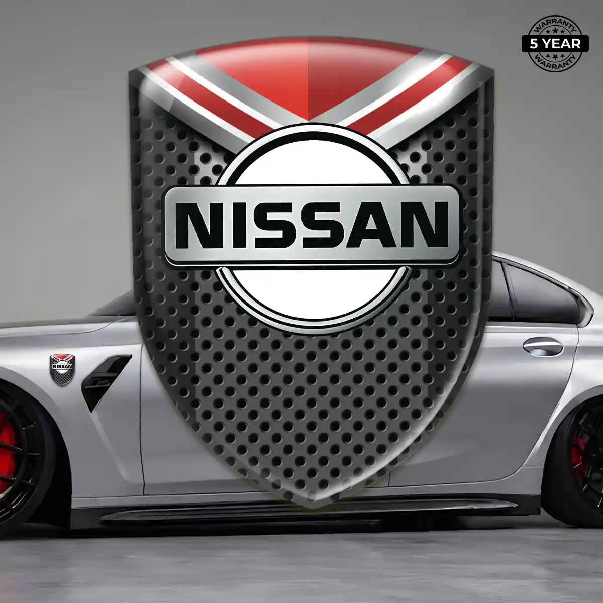 Nissan Epoxy Domed Sticker Refined Design