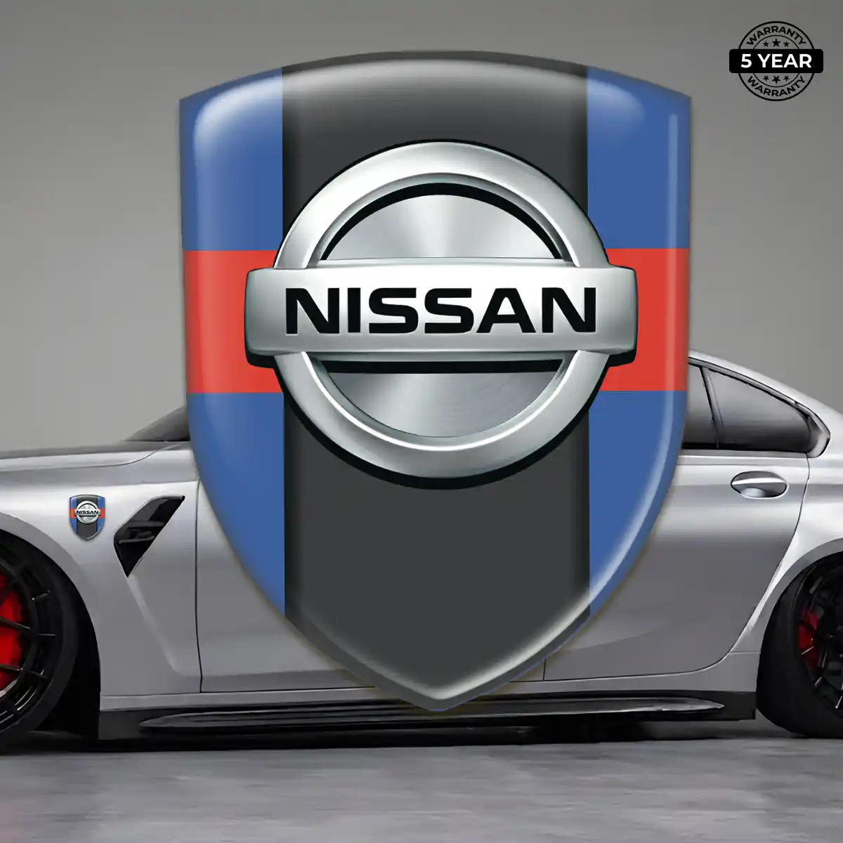 Nissan Gel Badge Sticker Deluxe Edition