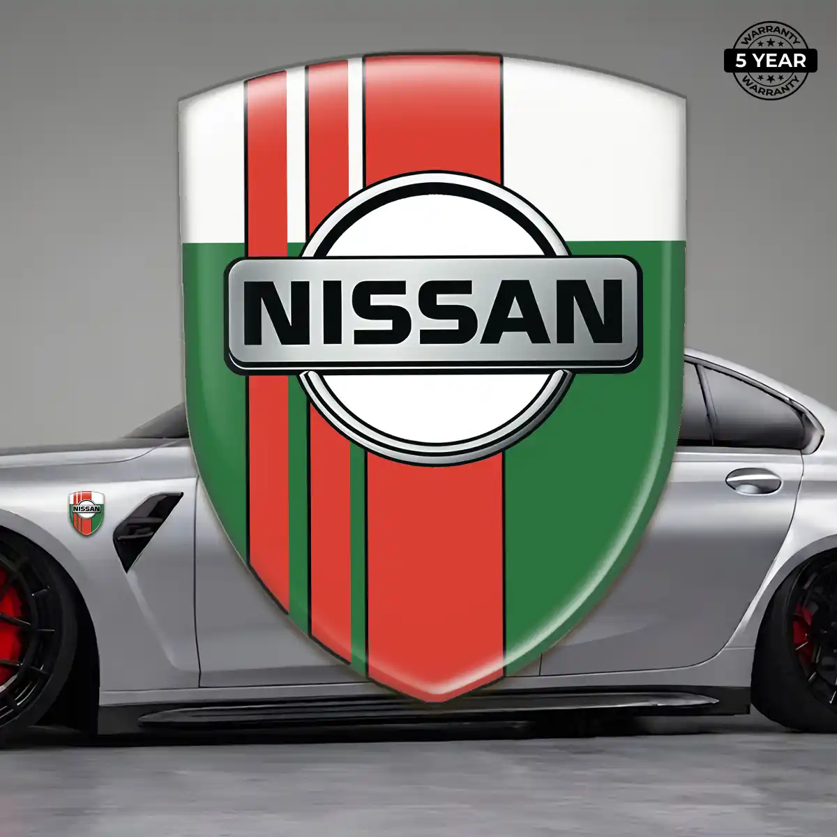 Nissan Gel Badge Sticker Elite Finish