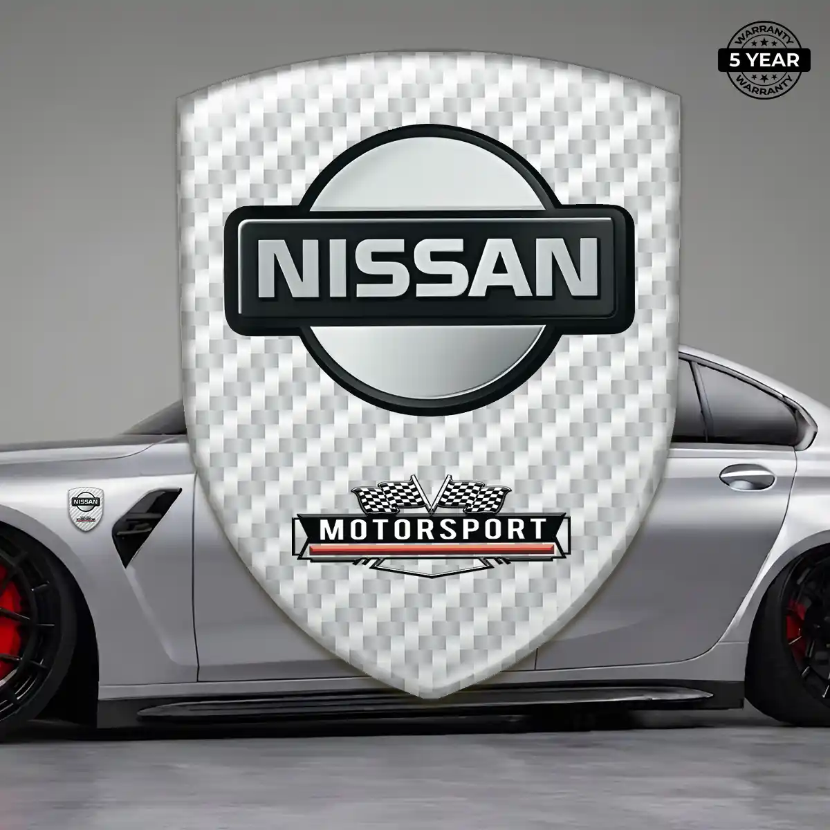 Nissan Gel Badge Sticker Interior Luxe