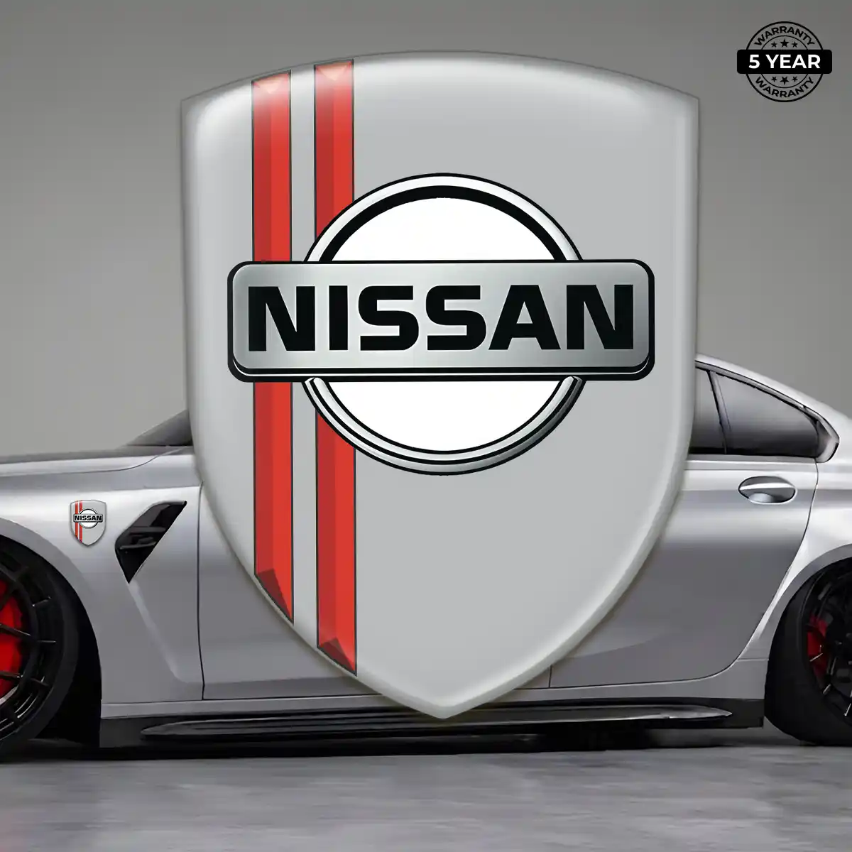 Nissan Gel Badge Sticker Premium Dome