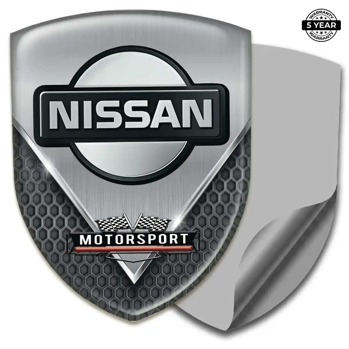 Nissan Gel Badge Sticker Refined Design