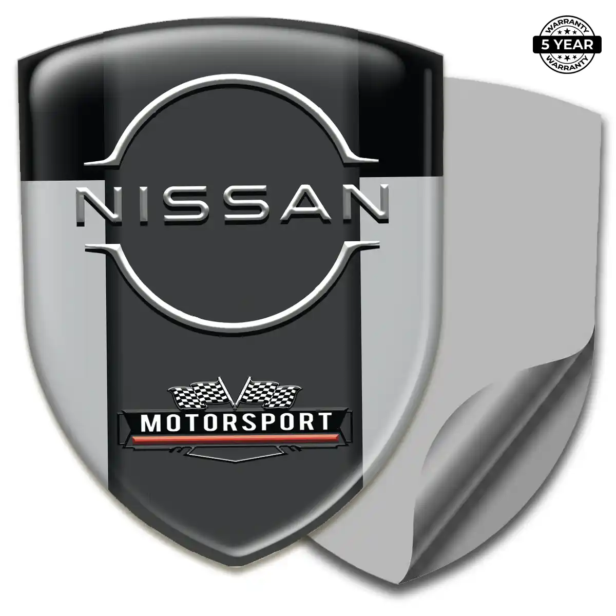 Nissan Gel Badge Sticker Resin Elite
