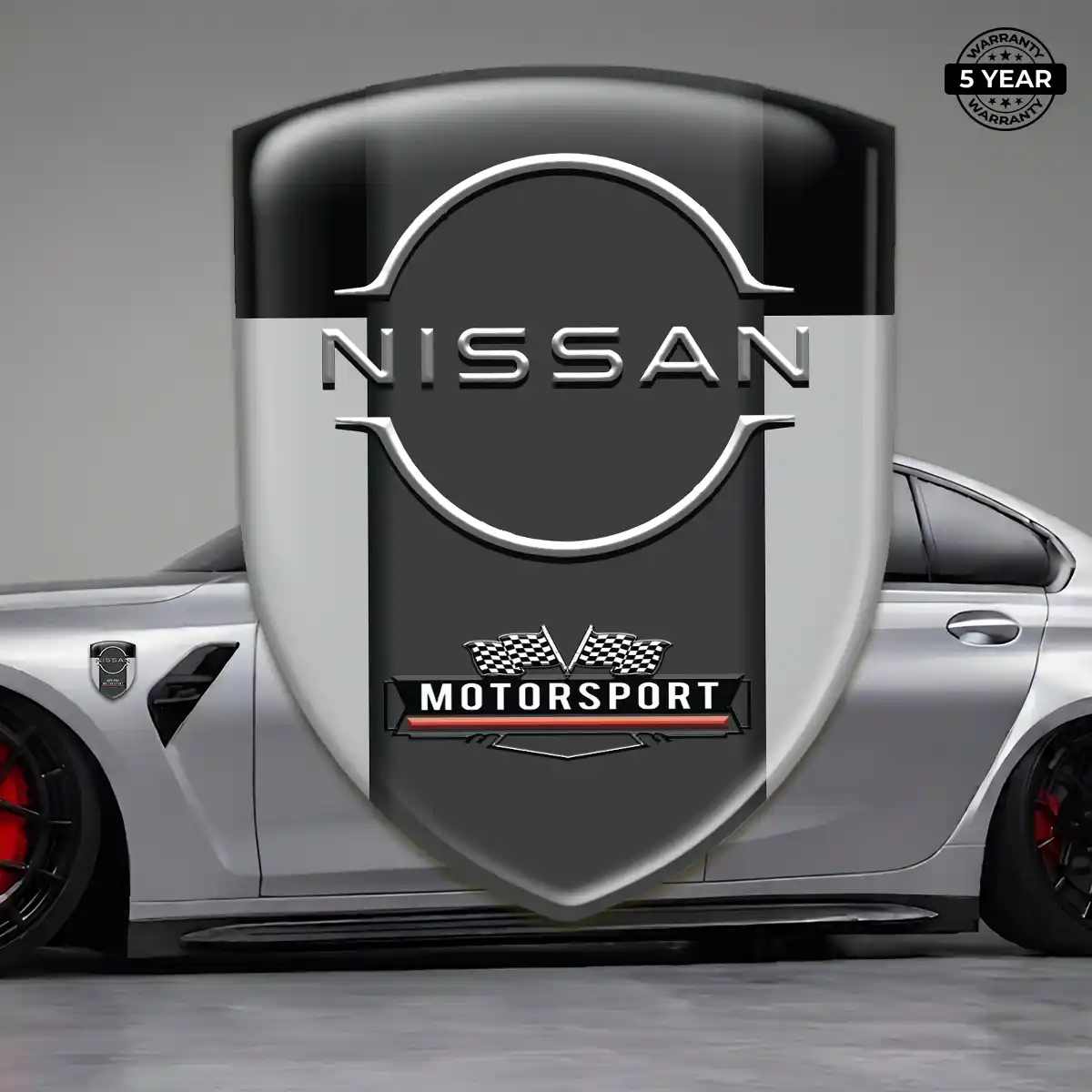 Nissan Gel Badge Sticker Resin Elite