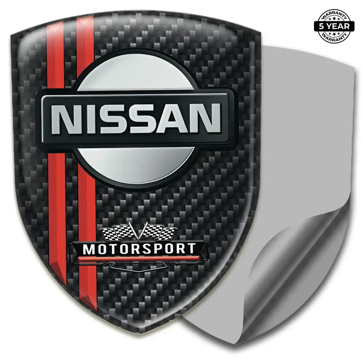 Nissan Gel Badge Sticker Resin Luxe