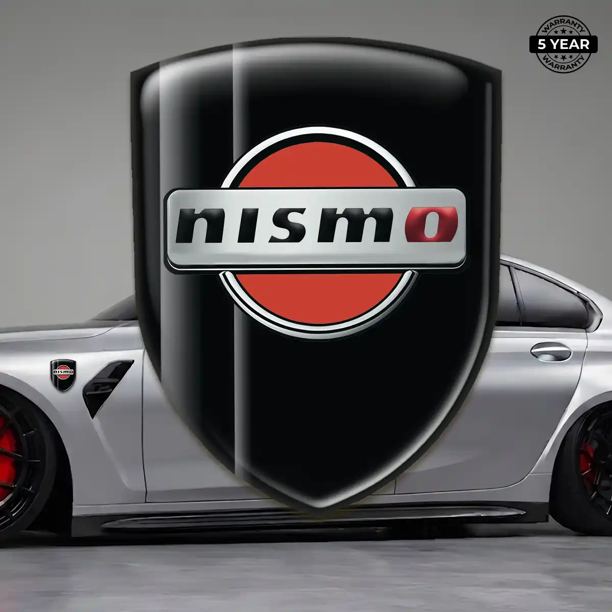 Nissan Gel Badge Sticker Sleek Style