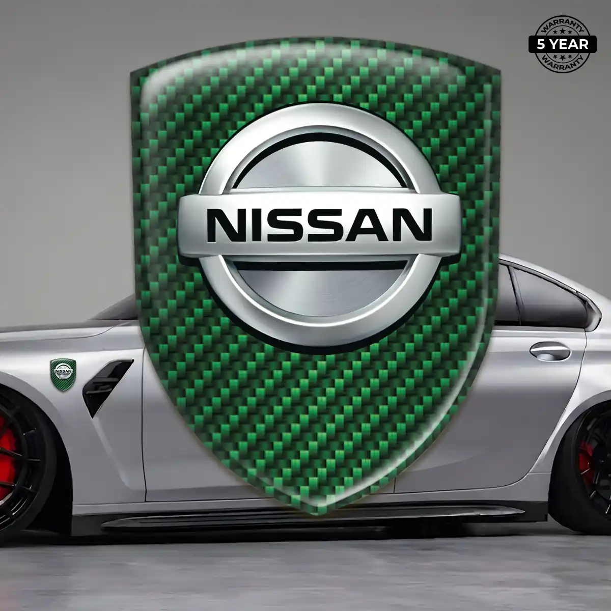 Nissan Gel Badge Sticker Street Tuning