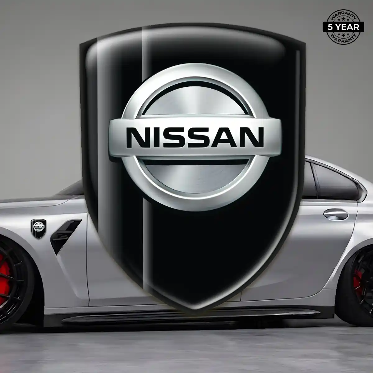 Nissan Gel Emblem Sticker Cabin Style