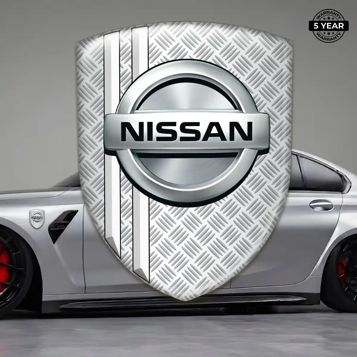 Nissan Gel Emblem Sticker Deluxe Edition