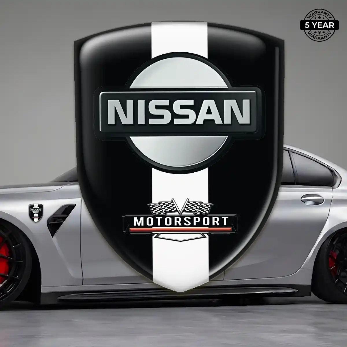 Nissan Gel Emblem Sticker Elite Edition