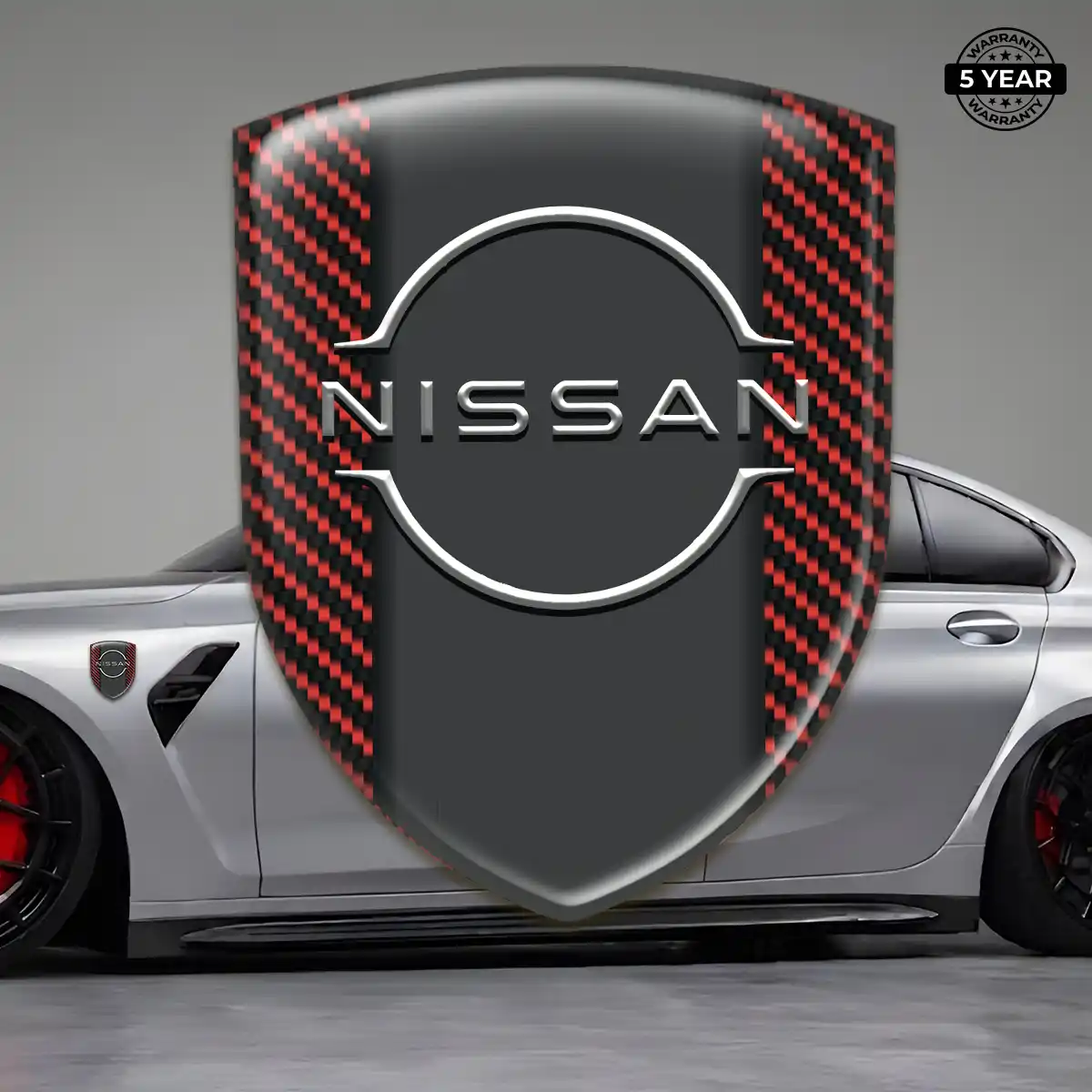 Nissan Gel Emblem Sticker Exterior Luxe