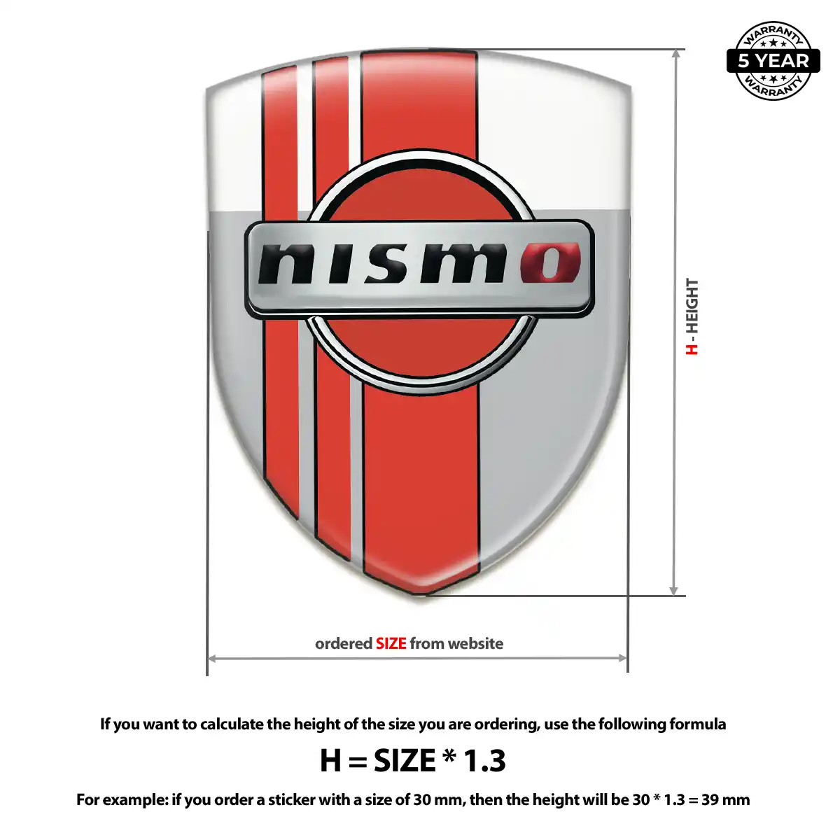 Nissan Gel Emblem Sticker Noble Edition