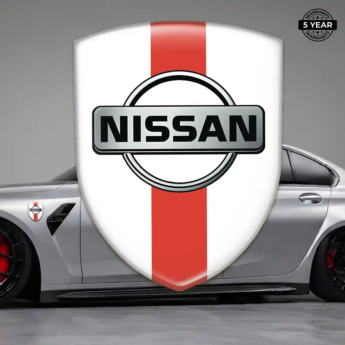 Nissan Gel Emblem Sticker Prestige Line