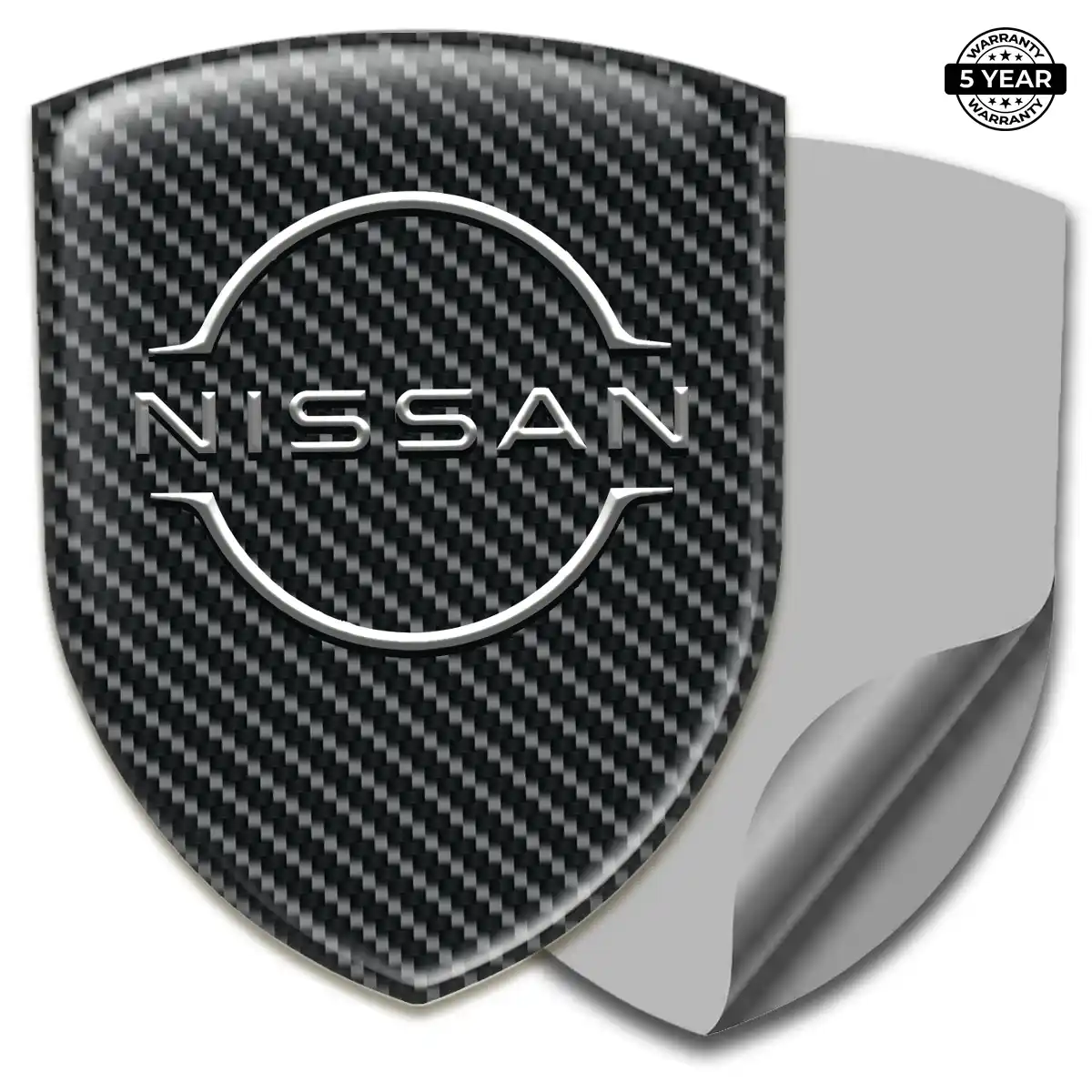 Nissan Gel Emblem Sticker Refined Design