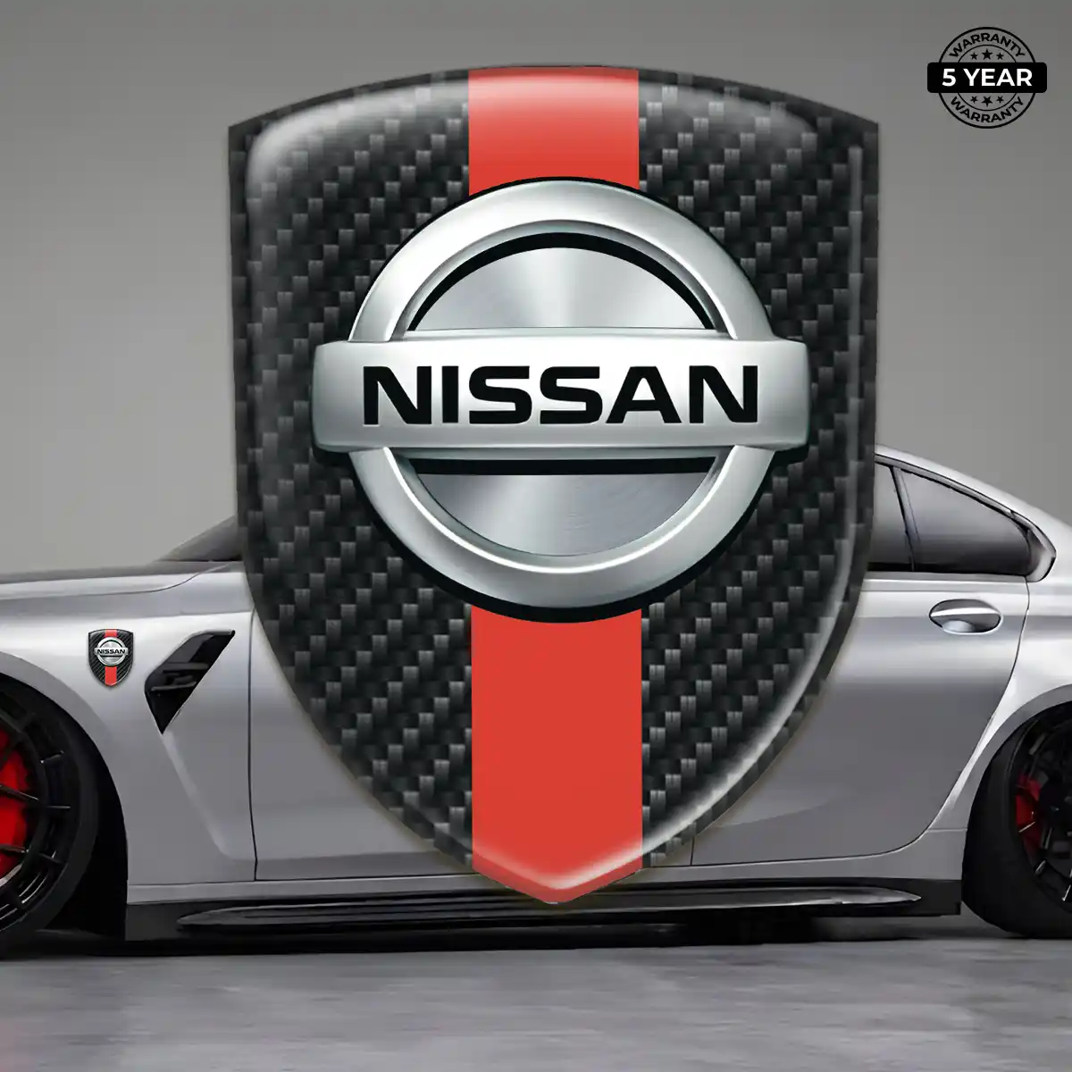 Nissan Gel Emblem Sticker Resin Elite
