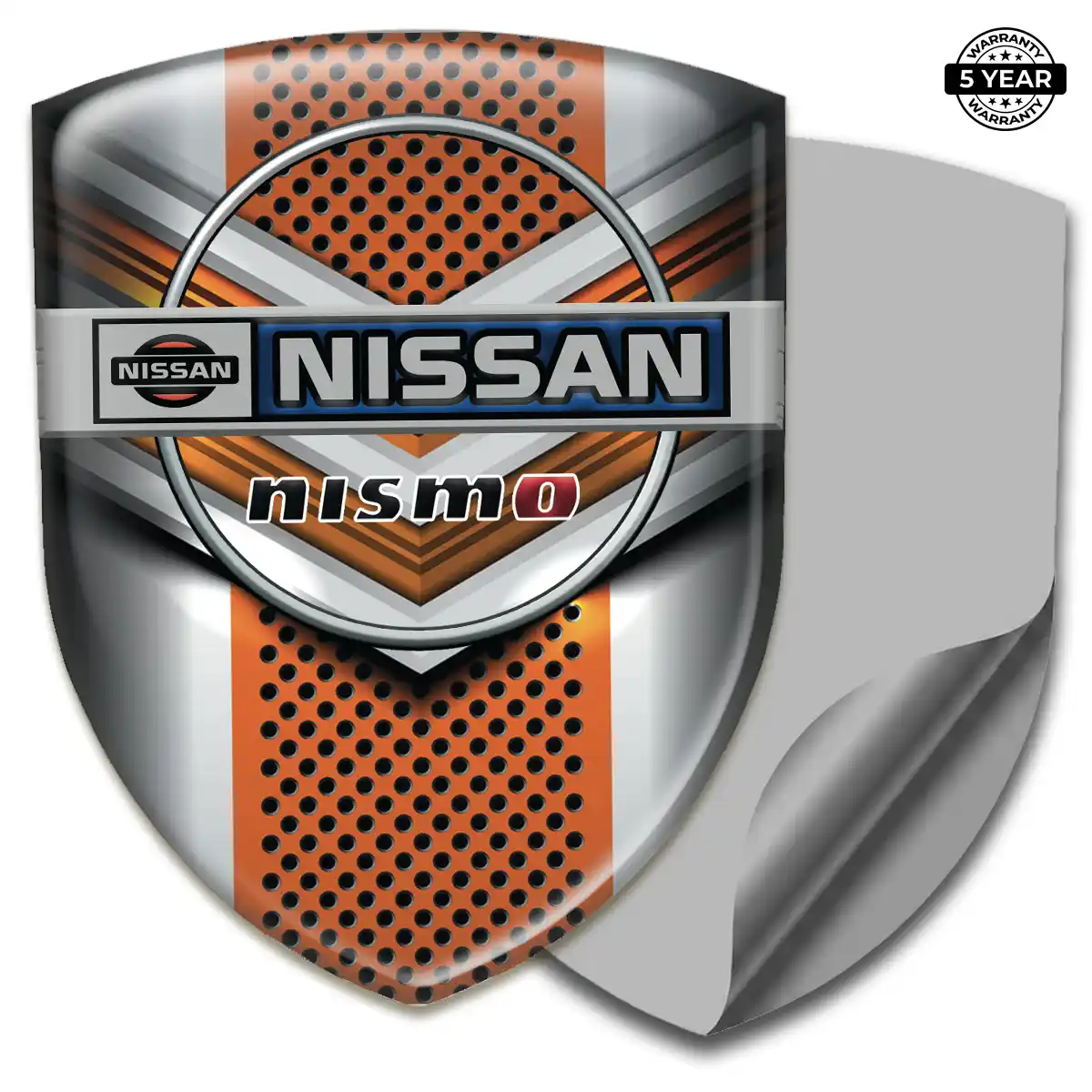 Nissan Gel Emblem Sticker Resin Luxe