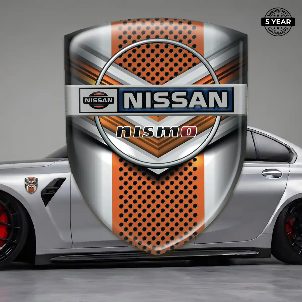 Nissan Gel Emblem Sticker Resin Luxe