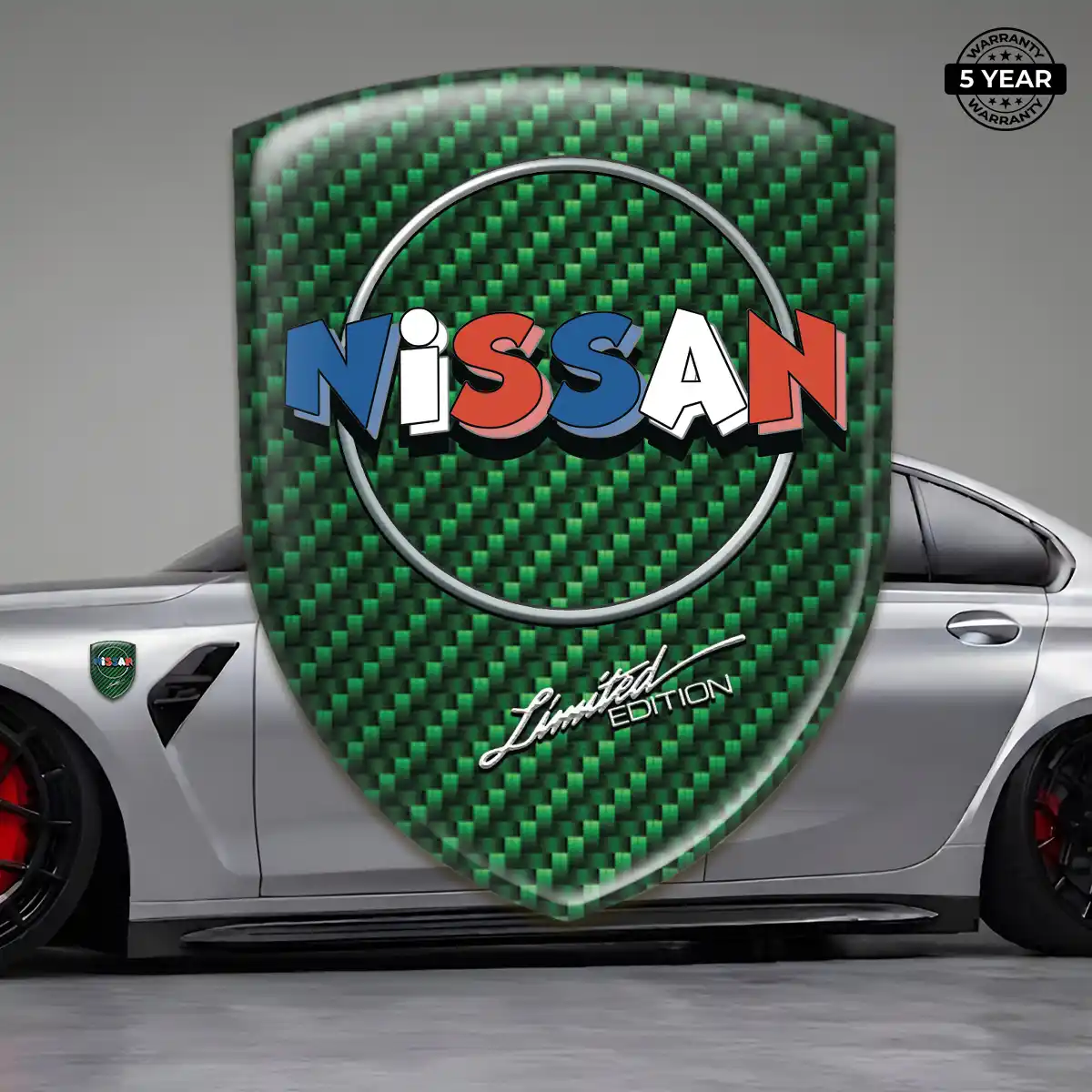 Nissan Gel Emblem Sticker Street Tuning