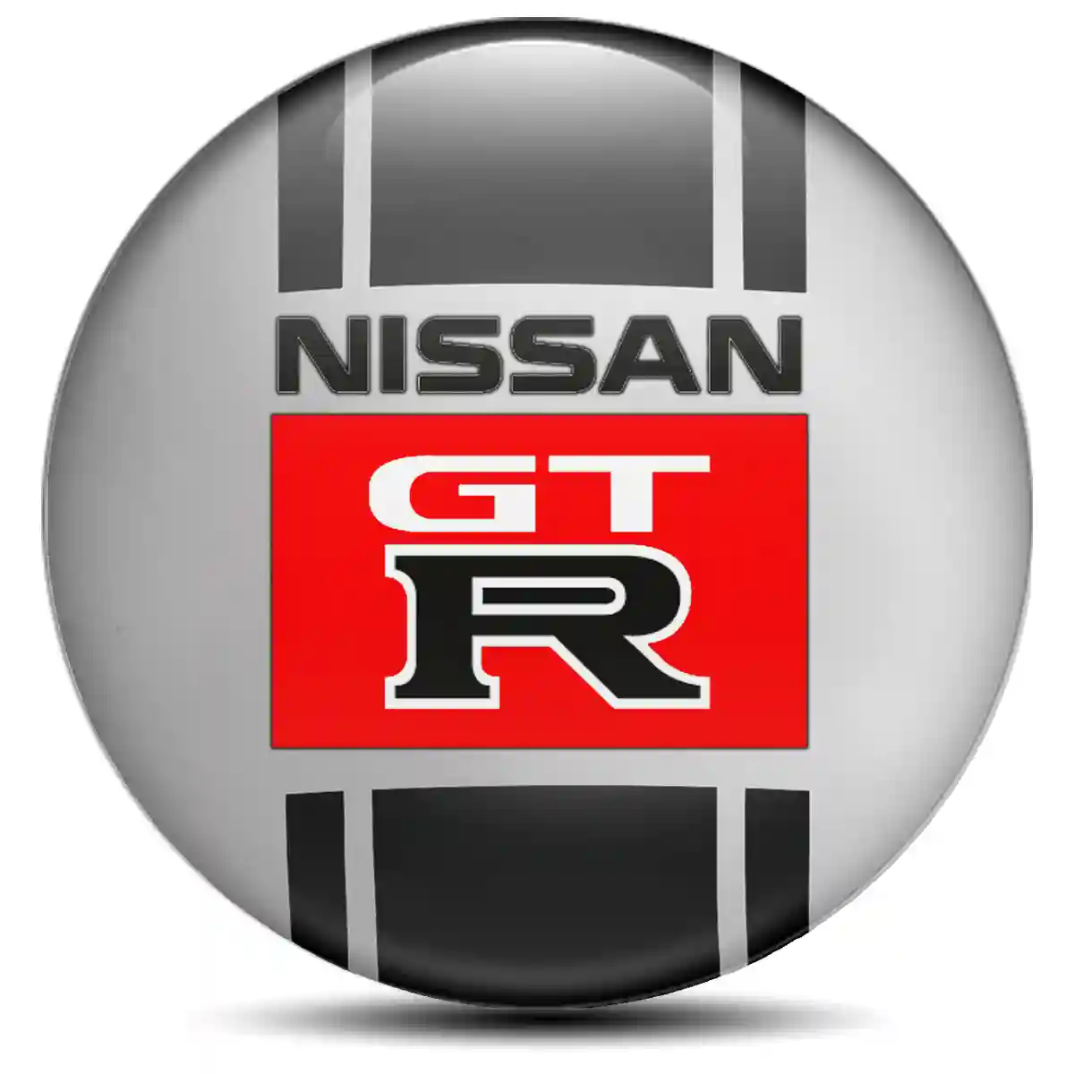 Nissan GTR Badge Emblems Center Cap Self-Adhesive Sleek Style