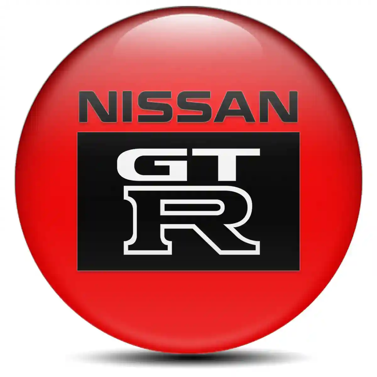 Nissan GTR Domed Emblem Self-Adhesive Sleek Style