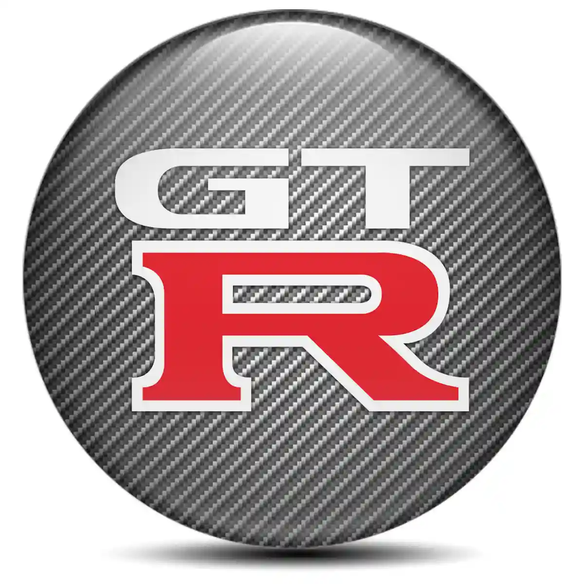 Nissan GTR Domed Sticker Self-Adhesive Sleek Style