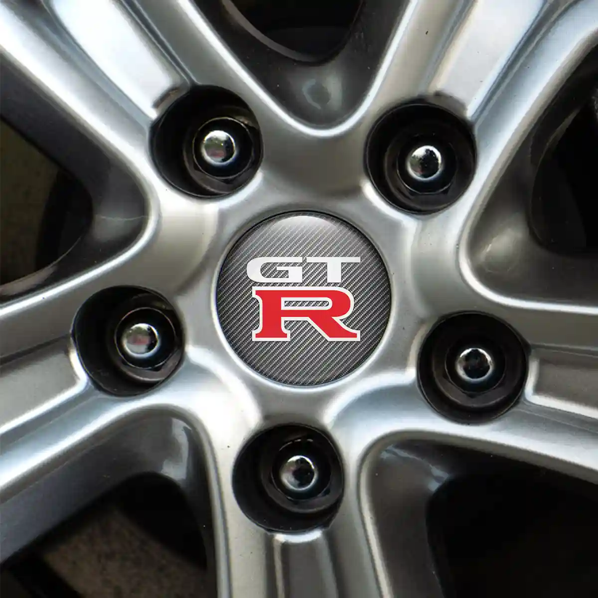 Nissan GTR Domed Sticker Self-Adhesive Sleek Style