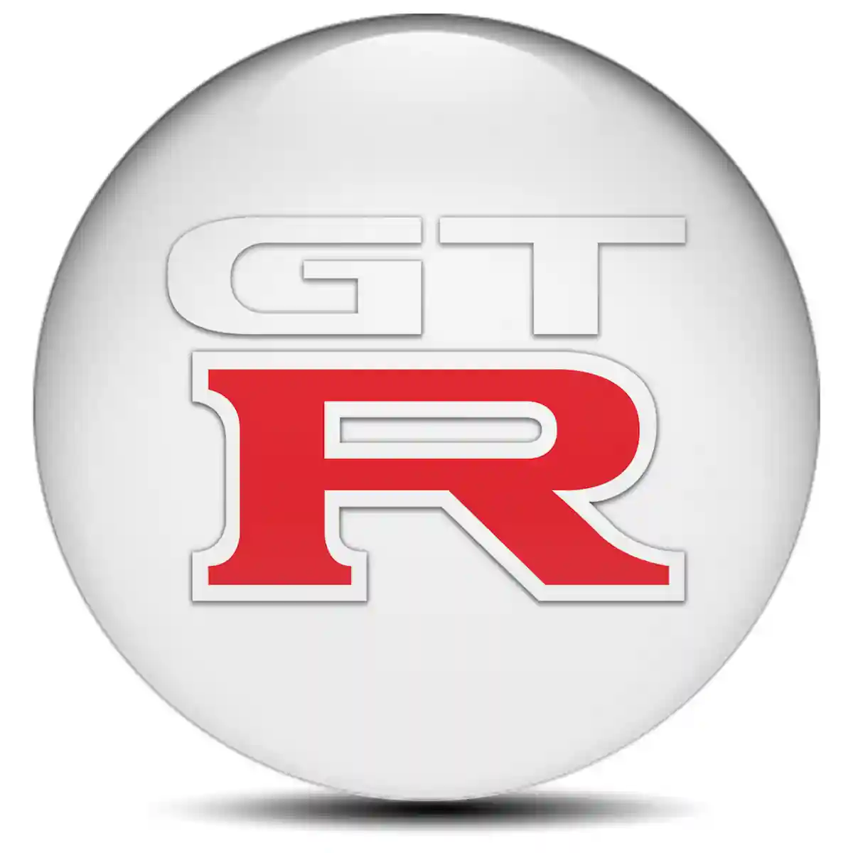 Nissan GTR Domed Sticker Sleek Style