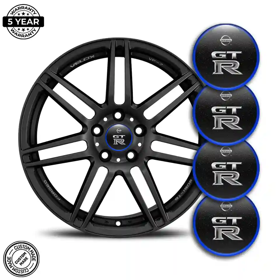 Nissan GTR Emblem Center Hub Cap Self-Adhesive Sleek Style