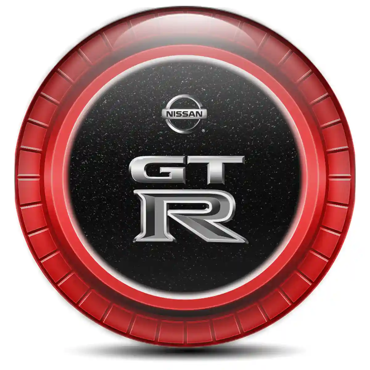 Nissan GTR Emblem Wheel Center Caps Self-Adhesive Sleek Style