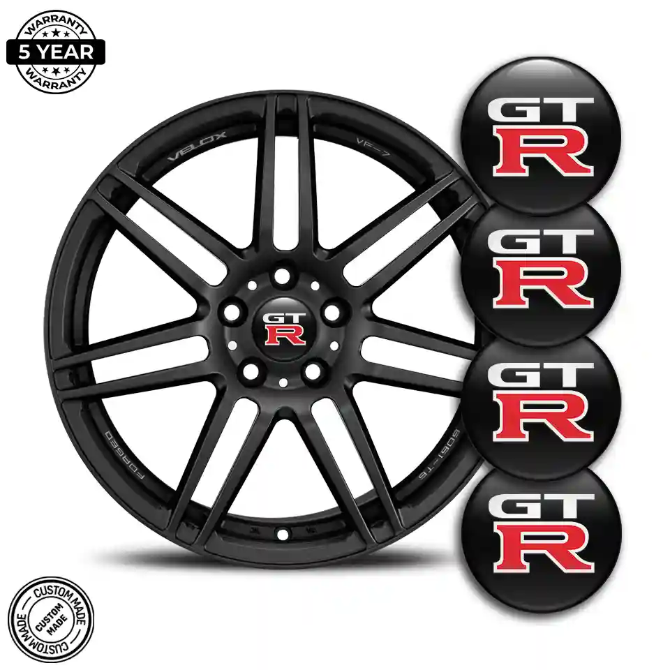 Nissan GTR Emblem Wheel Center Caps Sleek Style