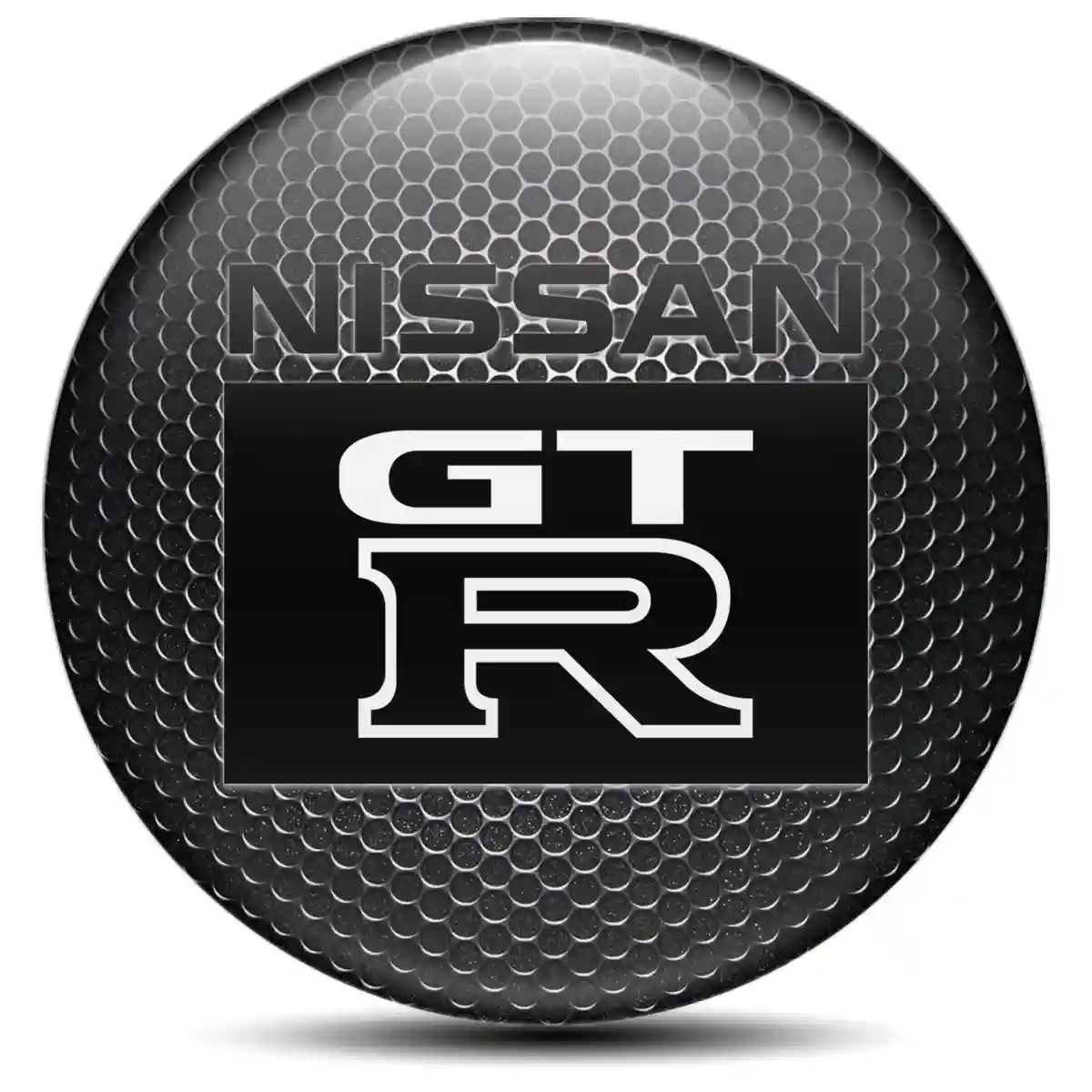 Nissan GTR Logo Silicone Sticker Sleek Style