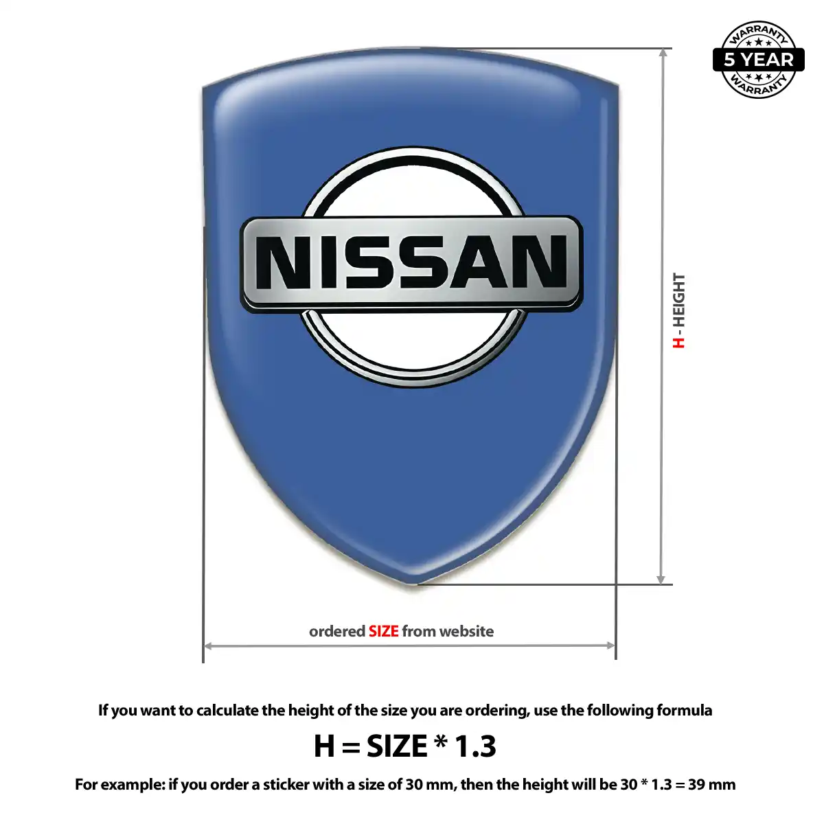 Nissan Logo Badge Outer Style