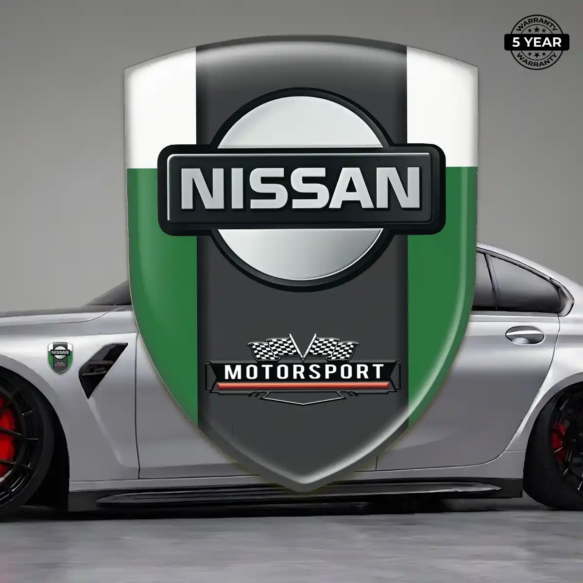 Nissan Logo Badge Performance Style