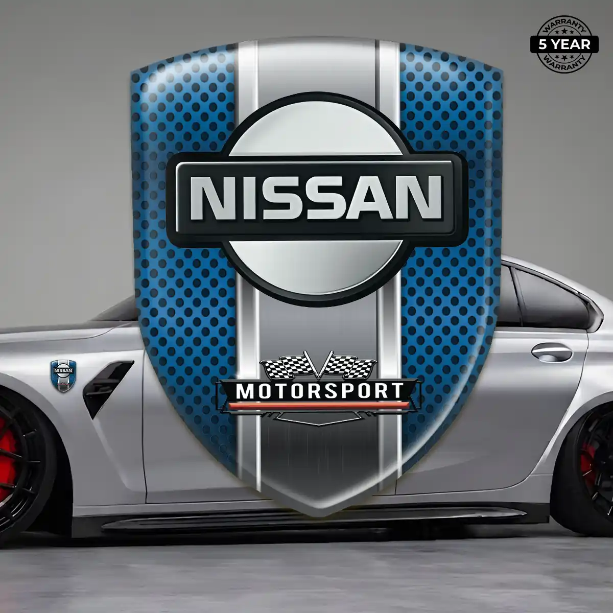 Nissan Logo Badge Prestige Line