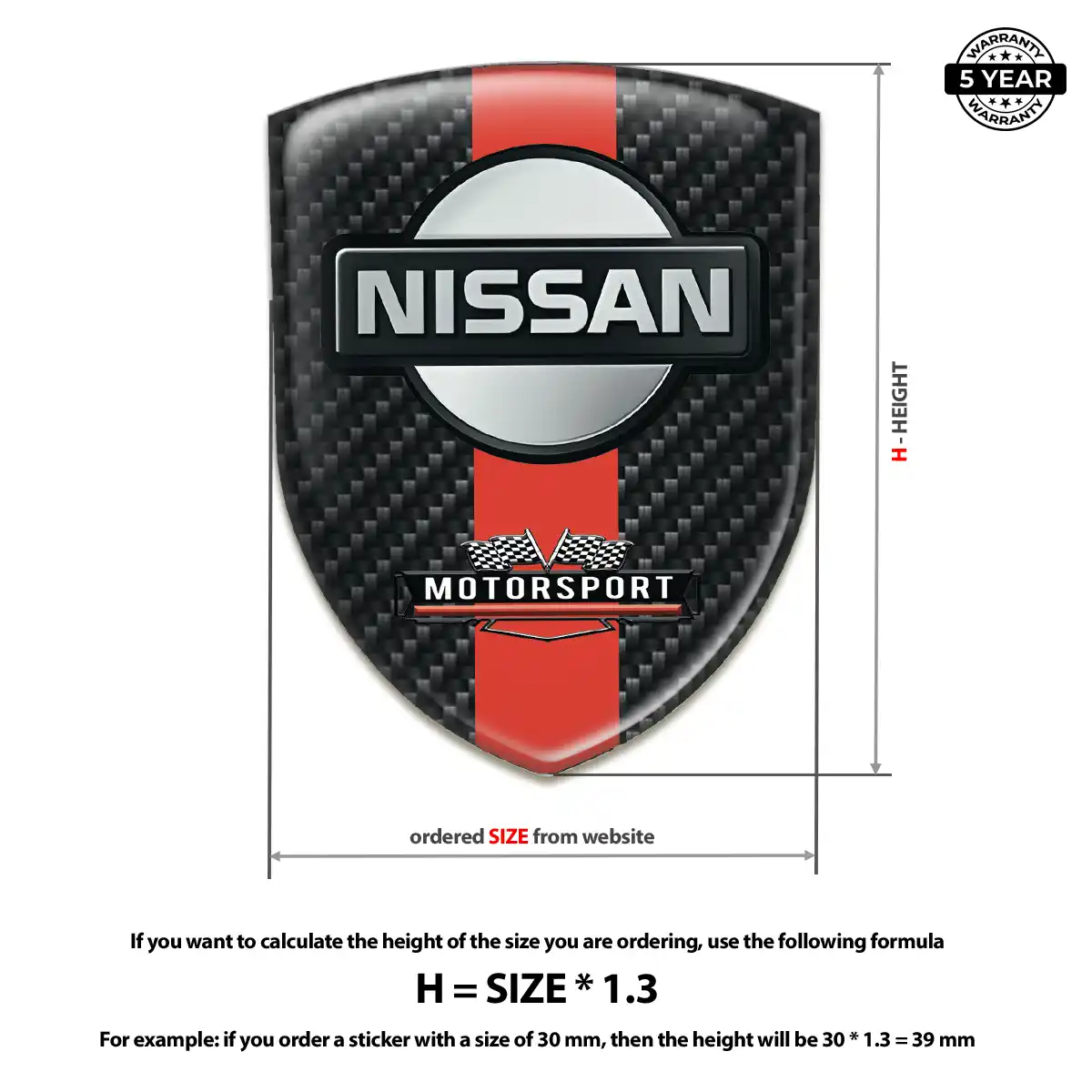 Nissan Logo Badge Prime Quality