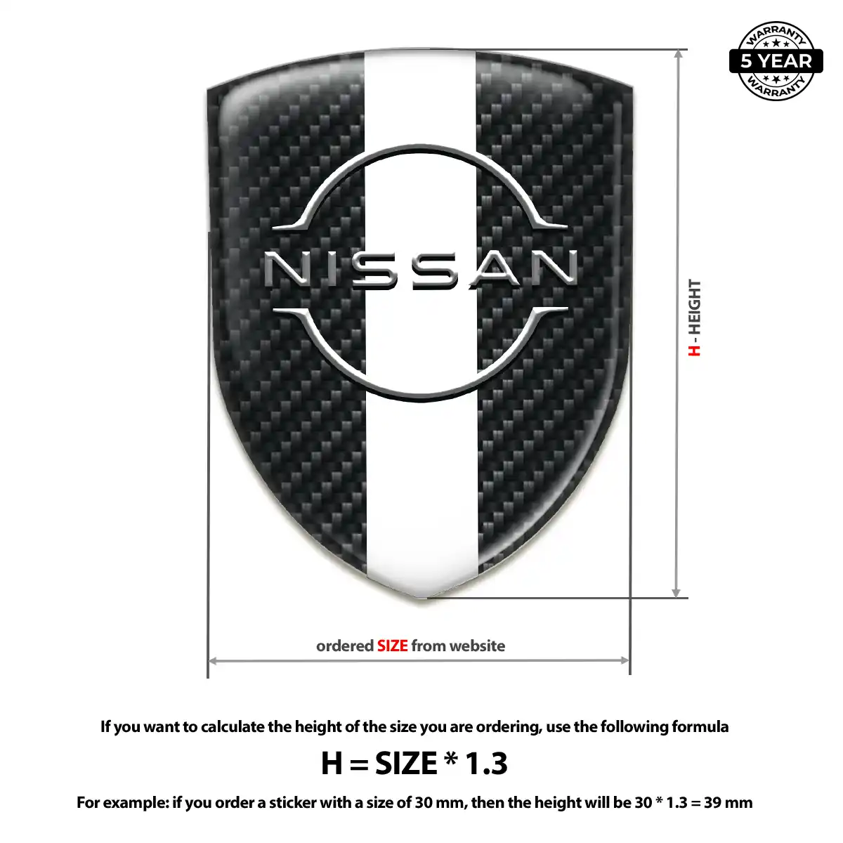 Nissan Logo Badge Signature Grade