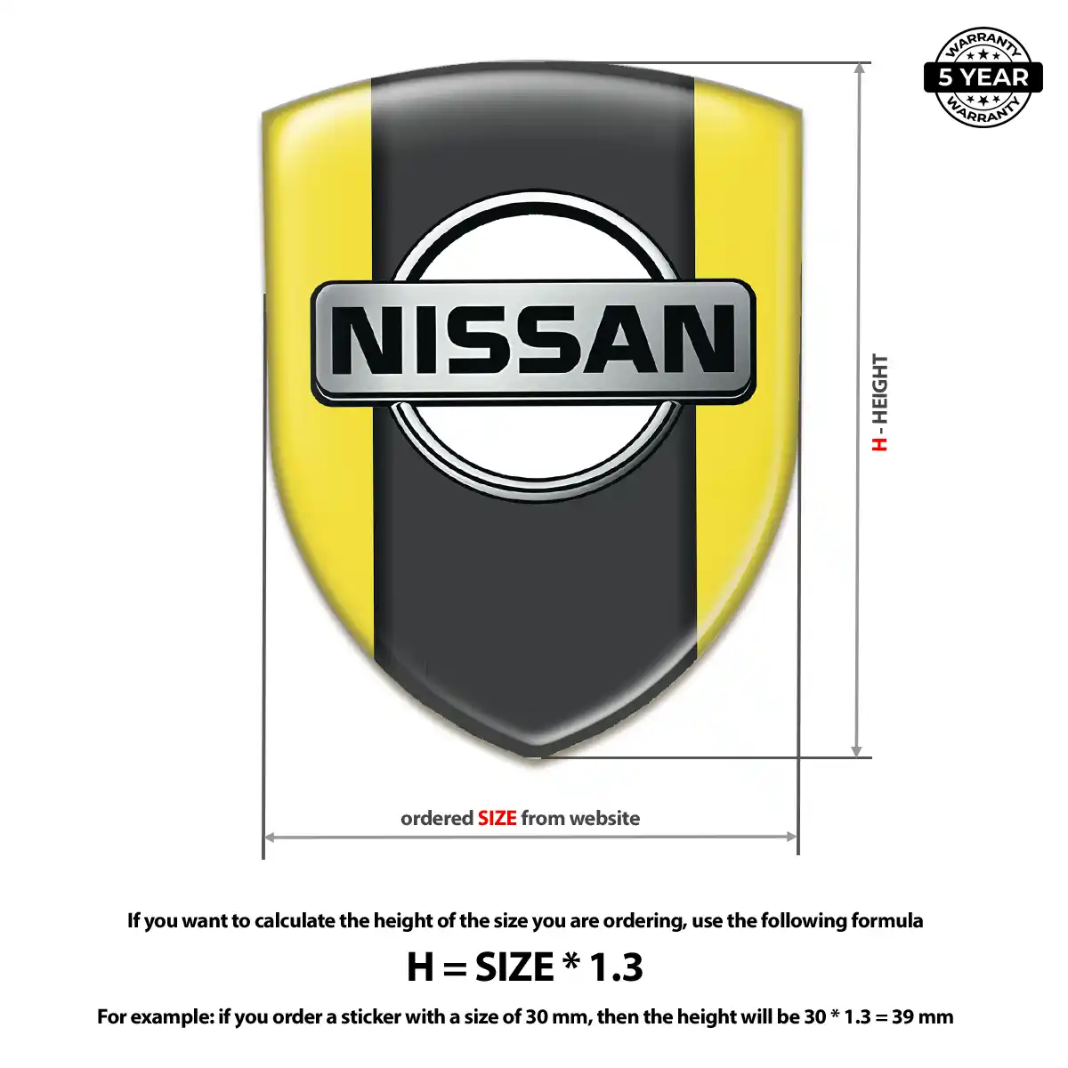 Nissan Logo Badge Superior Craft