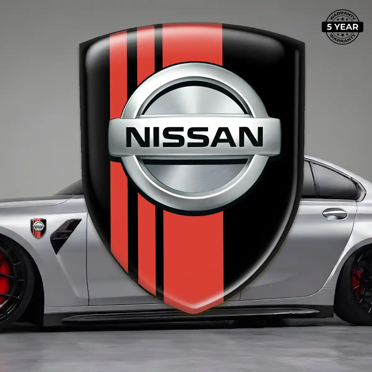 Nissan Logo Emblem Outer Style