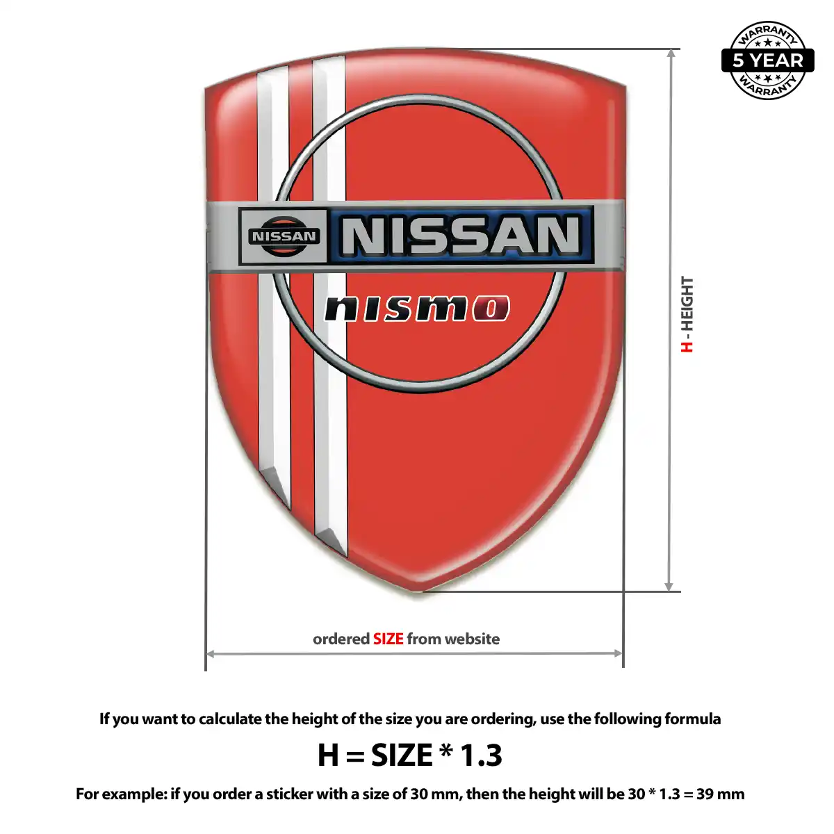 Nissan Logo Emblem Performance Style
