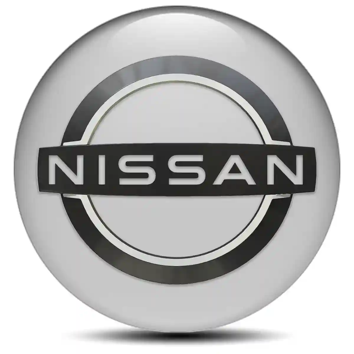 Nissan Logo Silicone Badge Self-Adhesive Refined Design
