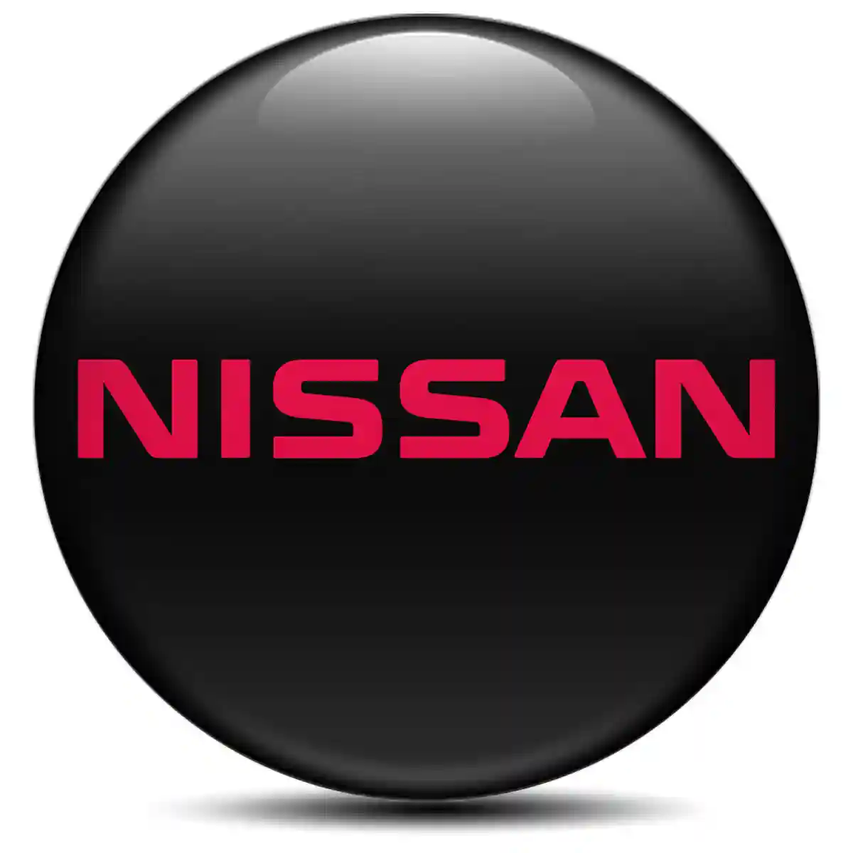 Nissan Logo Silicone Badge Self-Adhesive Sleek Style