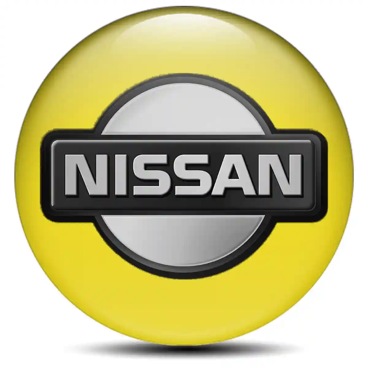 Nissan Logo Silicone Emblem Self-Adhesive Sleek Style