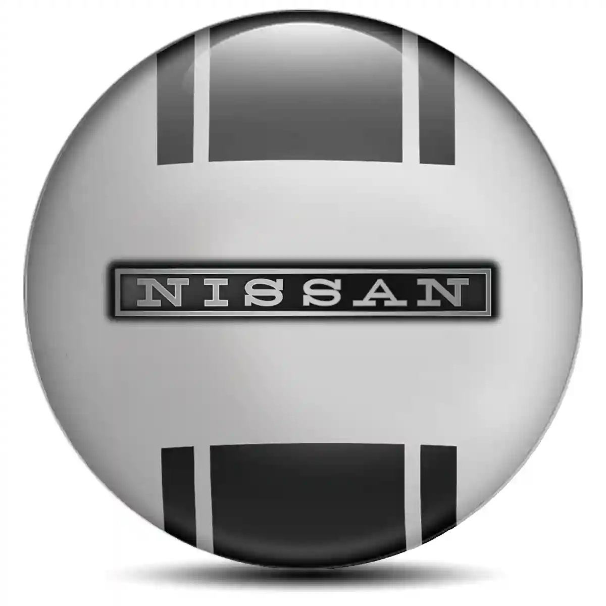 Nissan Logo Silicone Sticker Self-Adhesive Refined Design