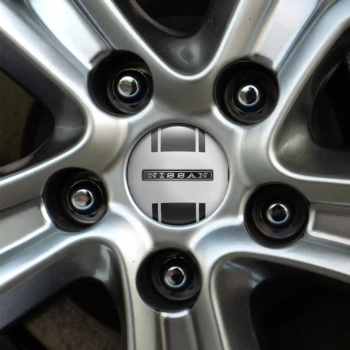 Nissan Logo Silicone Sticker Self-Adhesive Refined Design