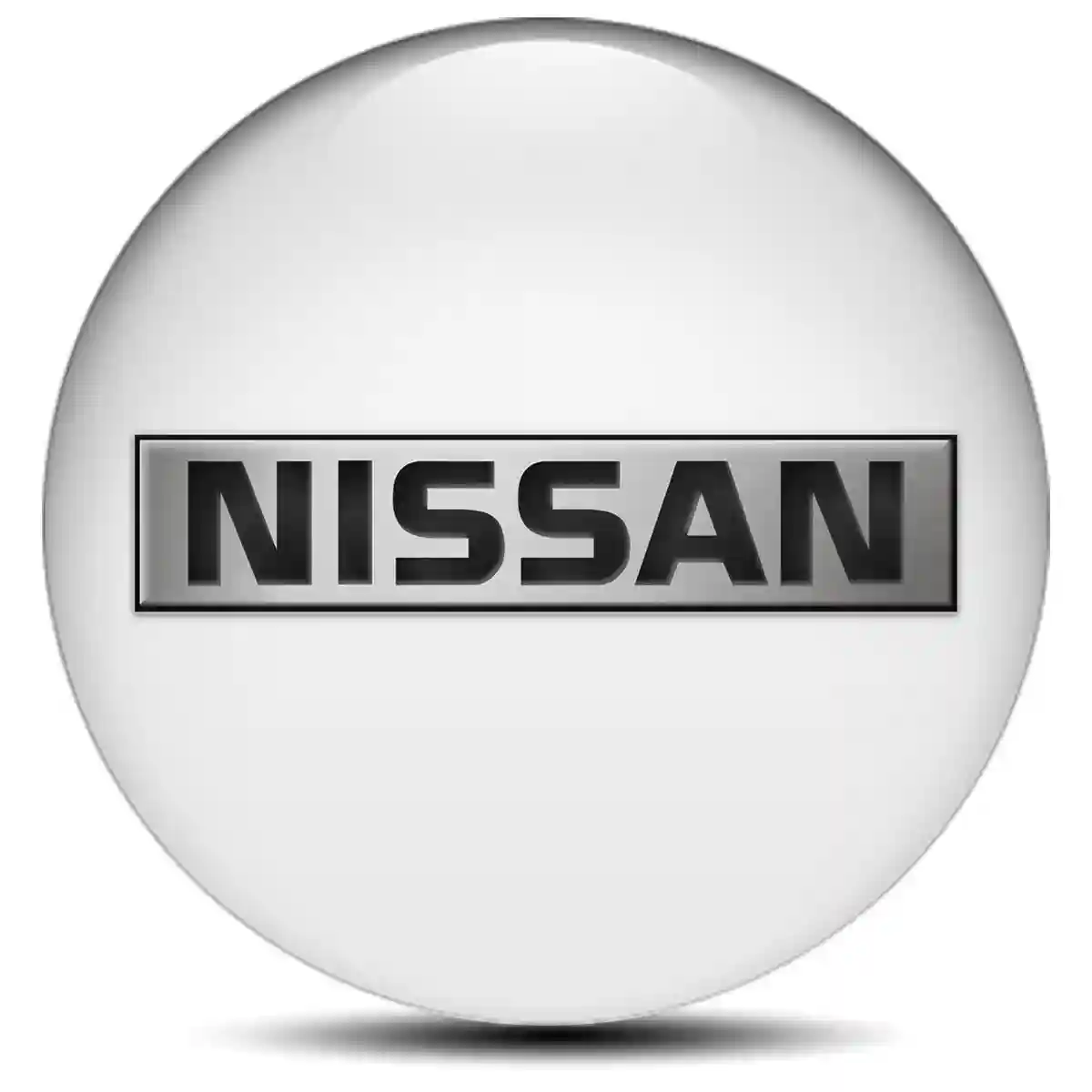 Nissan Logo Silicone Sticker Self-Adhesive Sleek Style