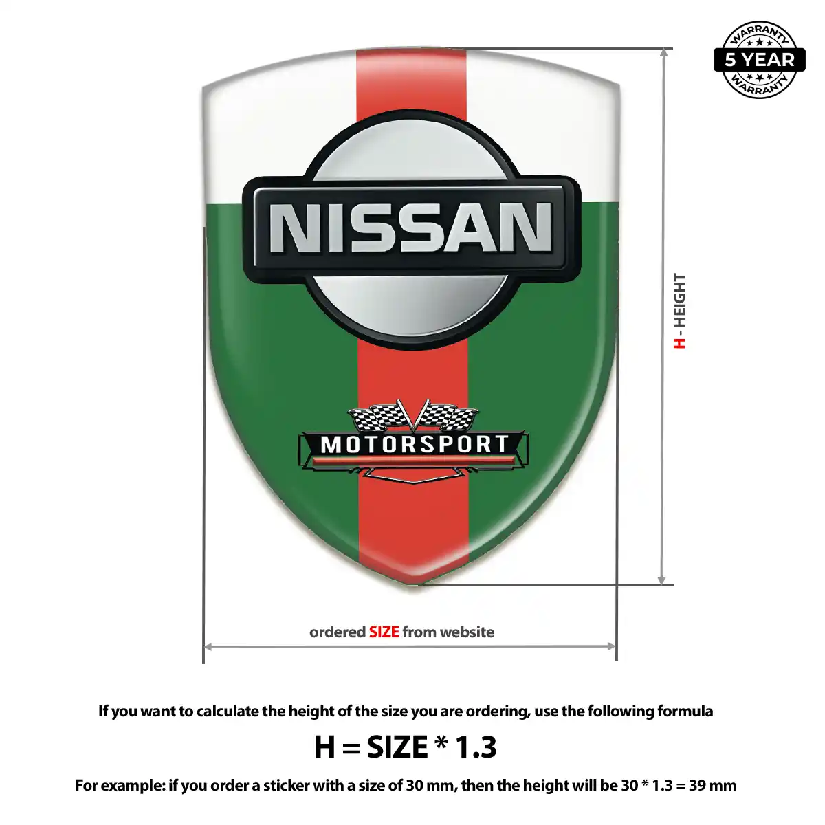 Nissan Logo Sticker Elite Edition