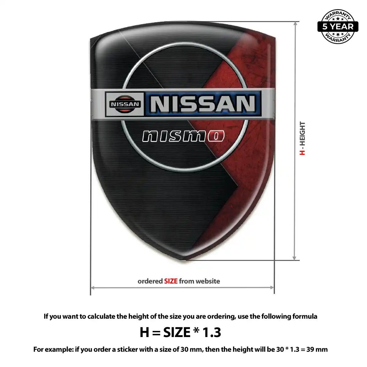 Nissan Logo Sticker Noble Edition
