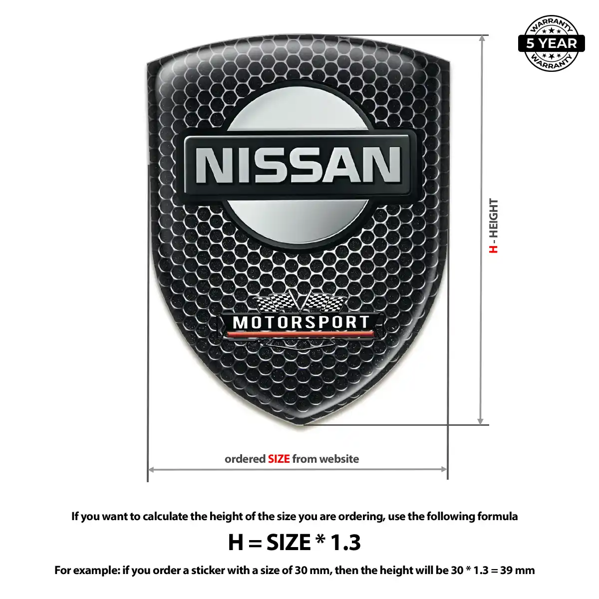 Nissan Logo Sticker Opulent Line